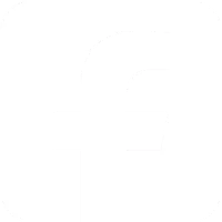 A black circle with the Facebook logo inside, featuring a stylized letter f